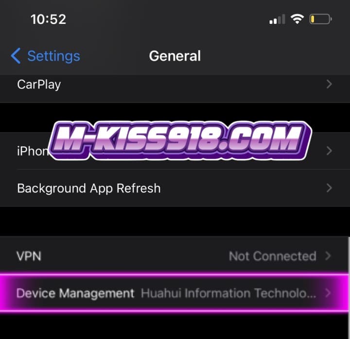 918kiss iOS Guide